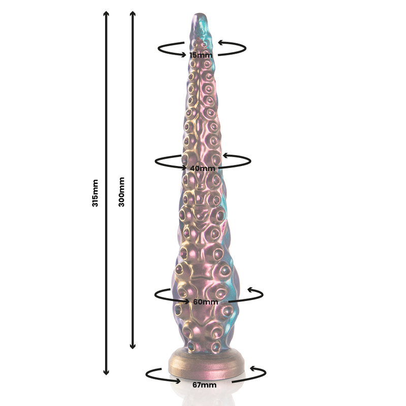 EPIC - DILDO DE TENTÁCULOS DE CARÍBIS TAMANHO GRANDE - Image 4