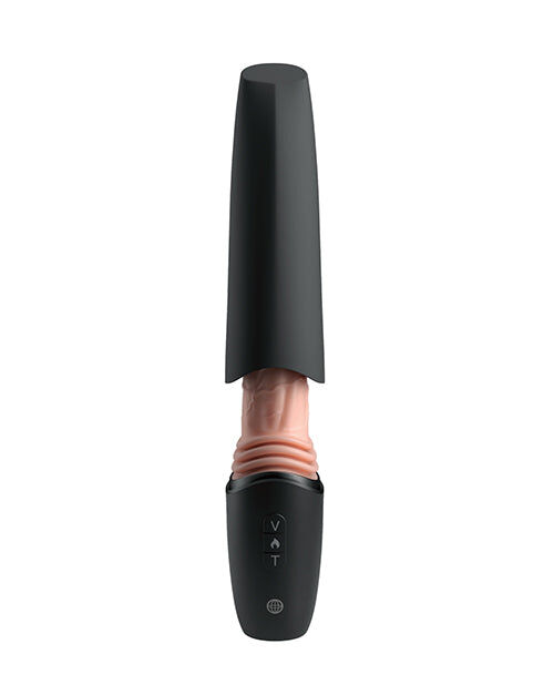 KING COCK PLUS - DILDO DE SILICONE PROFISSIONAL COM ACELERADOR, VIBRAÇÃO E LUZ DE AQUECIMENTO 12,7 CM - Image 4