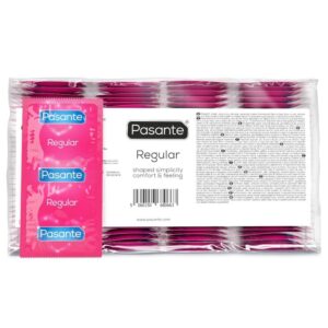 PASANTE - DE PRESERVATIVOS GAMA REGULAR 144 UNIDADES