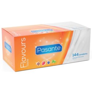 PASANTE - DE SABORES DE PRESERVATIVOS 144 UNIDADES