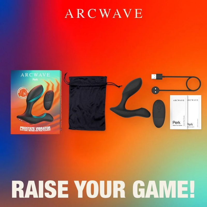 ARCWAVE - PERK MASSAGEADOR DE PRÓSTATA VIBRATÓRIO COM MOTOR DUPLO E CONTROLO REMOTO PRETO - Image 6
