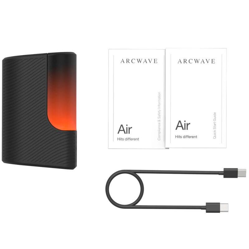 ARCWAVE - AIR MASTURBADOR MASCULINO ELÁSTICO COM PULSOS DE AR E 6 NÍVEIS DE INTENSIDADE PRETO - Image 3